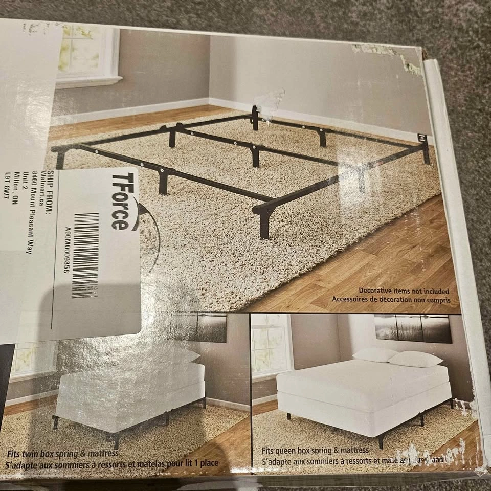 Adjustable Metal Bed Frame - Twin/Double/Queen