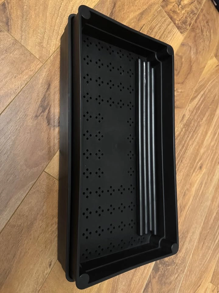Black 2-Tier Plastic Storage Organizer - photo 3