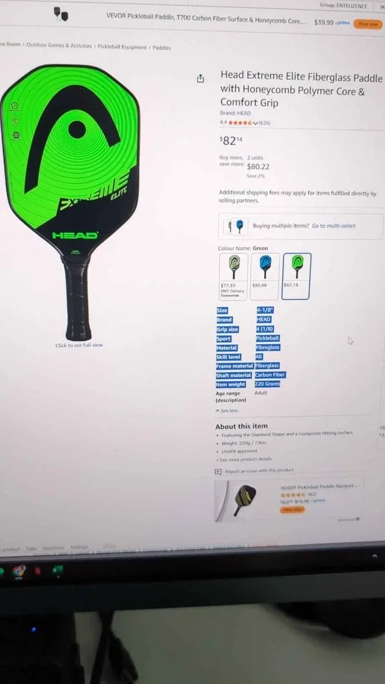 HEAD Extreme Elite Fiberglass Paddle - photo 2