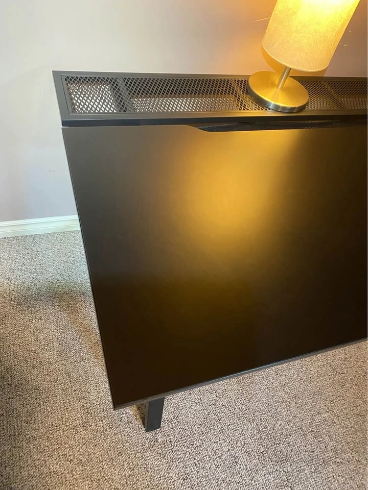 black ikea gaming desk(delivery available) - photo 4