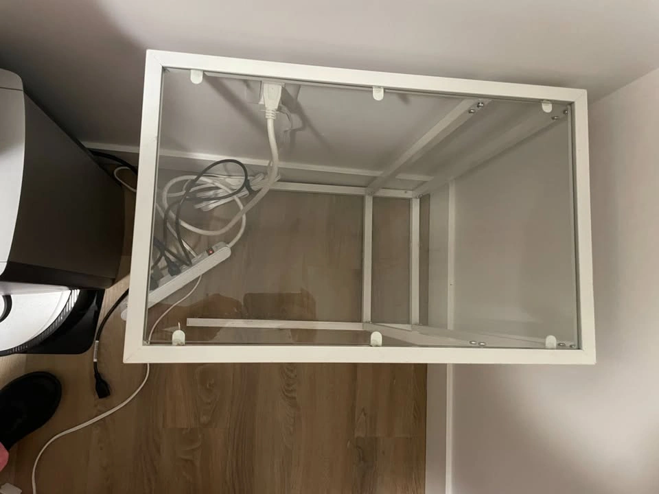 IKEA VITTSJÖ Laptop Stand – White/Glass - photo 4
