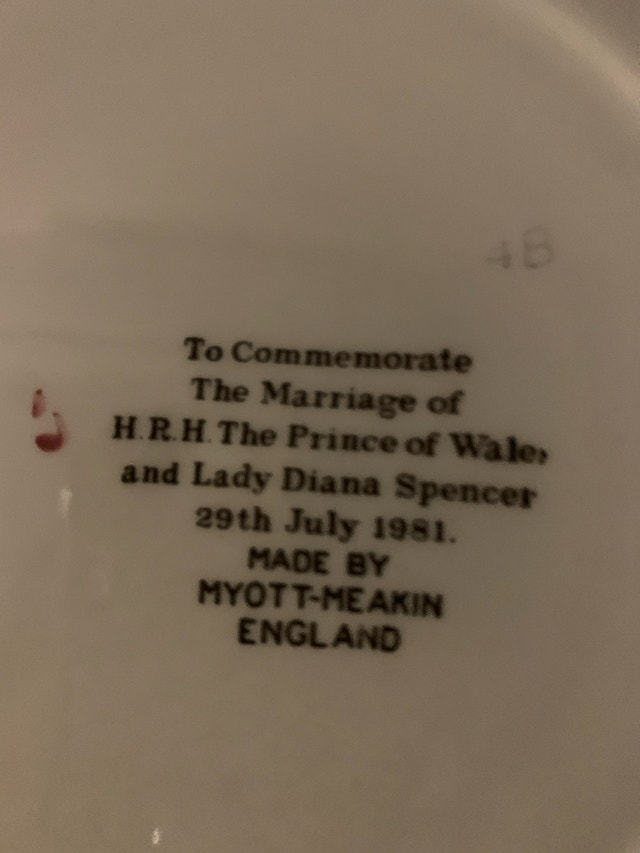 Myott-Meakin Plate of Royal Family - photo 2