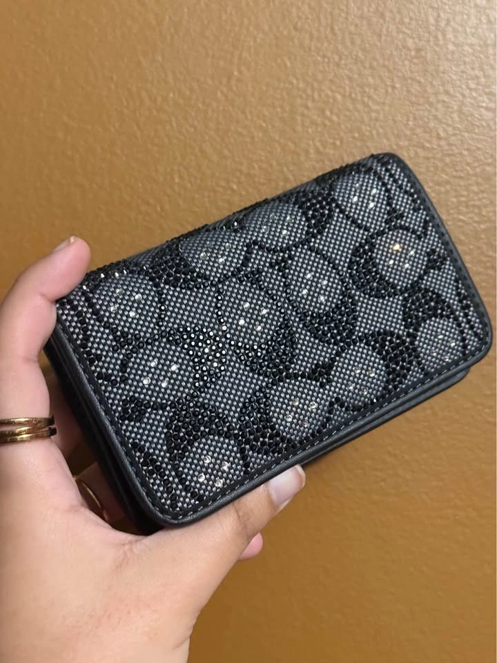 Brand New Coach Essential Slim Wallet - Crystal Jacquard - photo 3