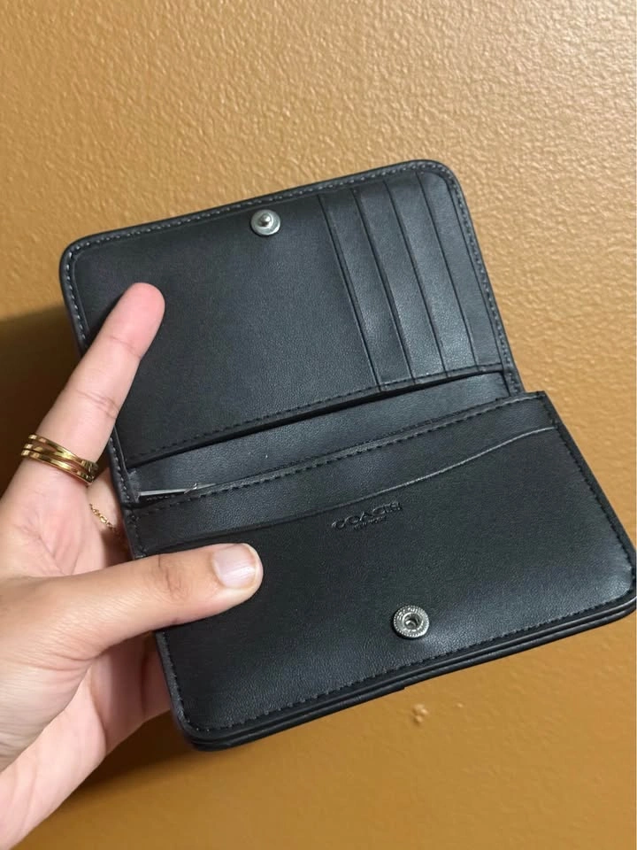 Brand New Coach Essential Slim Wallet - Crystal Jacquard - photo 4