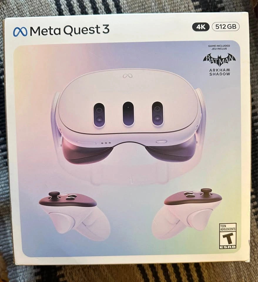 Meta Quest 3 512GB VR Headset w/ Batman Arkham Shadow