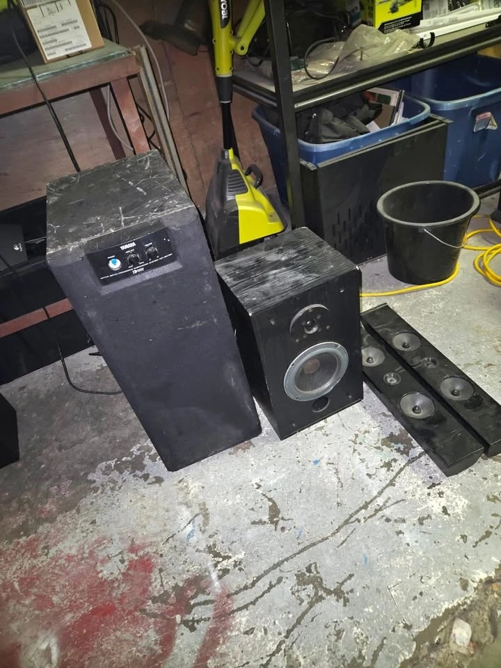 Assorted Home Audio Speakers - Subwoofers, Towers, Bookshelves