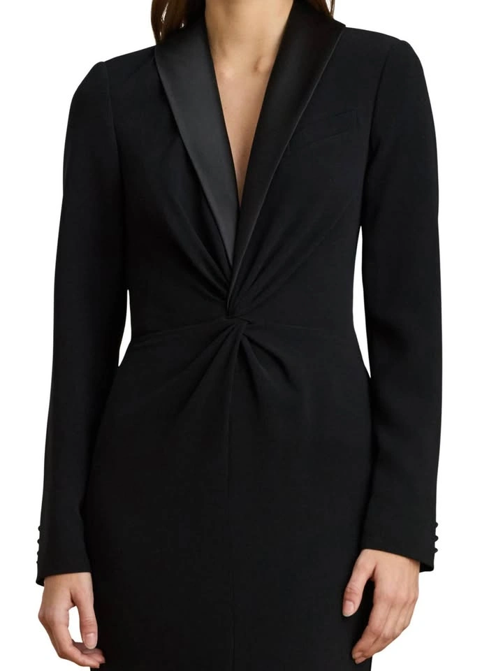 RALPH LAUREN Crepe Gown Dress size 12-14 - photo 4