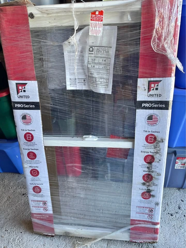 28 x 46 Double Hung Vinyl Window