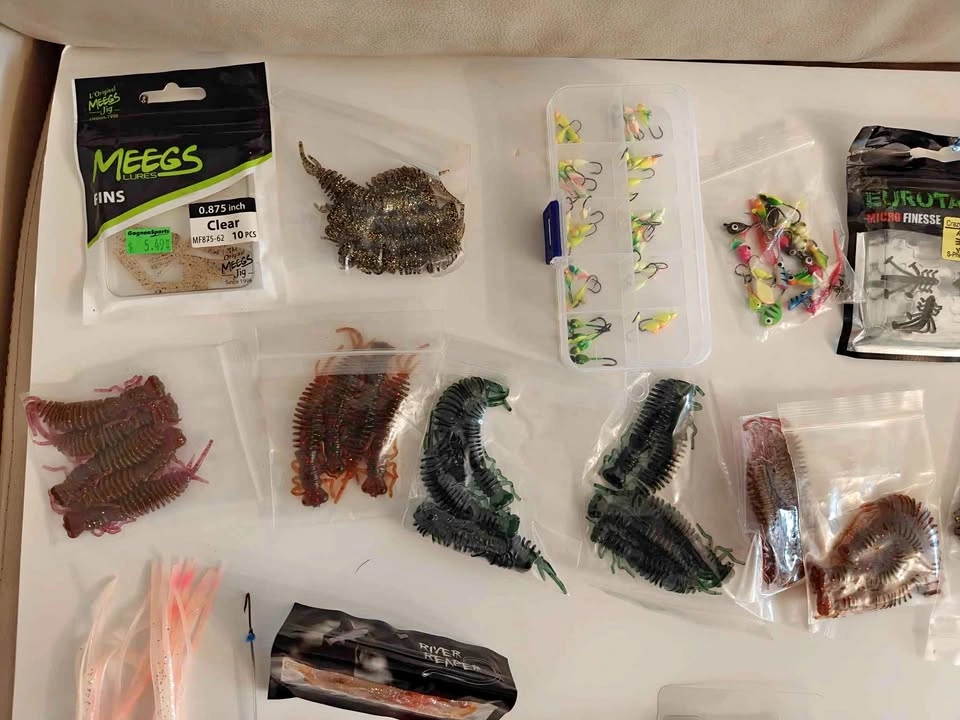 Ice Fishing Bundle - Rods, Lures, Tip-Up & More