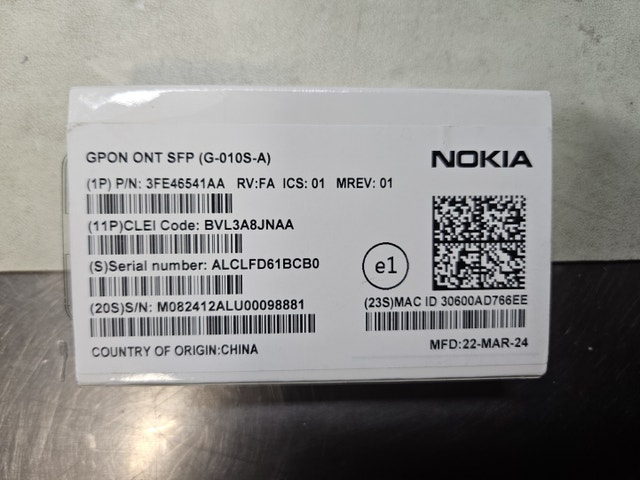 Nokia GPON ONT SFP Modules (G-010S-A) - Brand New - photo 3