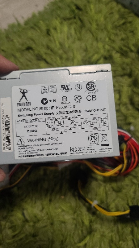 PC Power Supply Units: 250W-450W (Salvaged) - photo 4