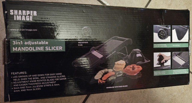 Sharper Image 3-in-1 Mandoline Slicer (Brand New) - photo 4