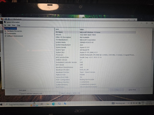 Acer Aspire E1-531 Laptop 4GB RAM, 500GB HDD, Win10 - photo 5