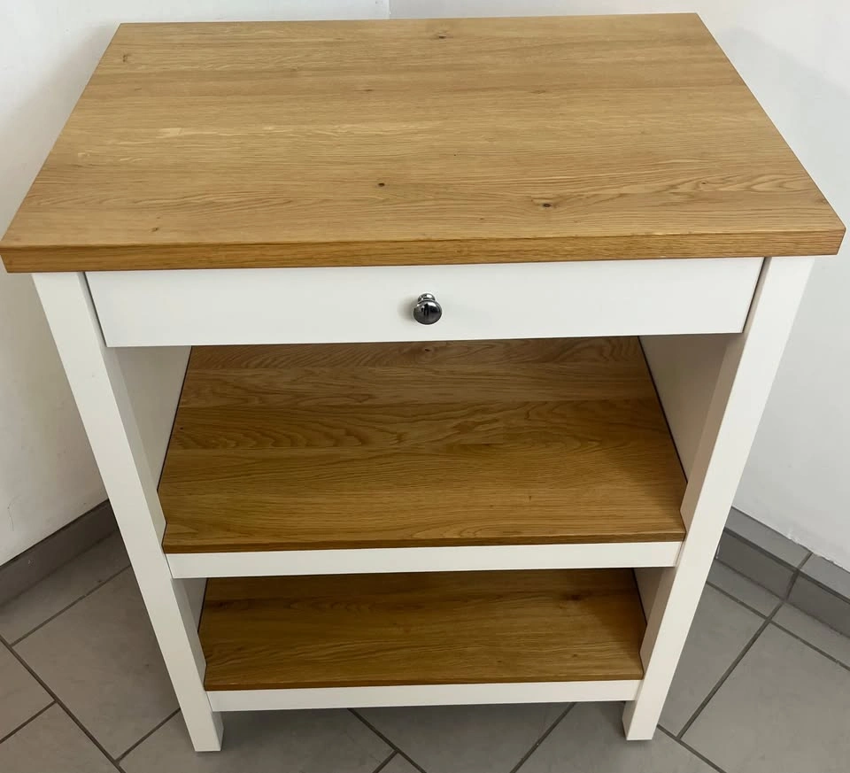IKEA TORNVIKEN Kitchen Island - White/Oak Top - photo 4