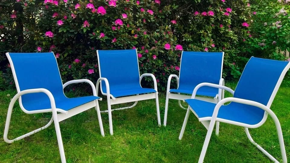 Set of 4 Telescope Casual Sling Patio Chairs - photo 2