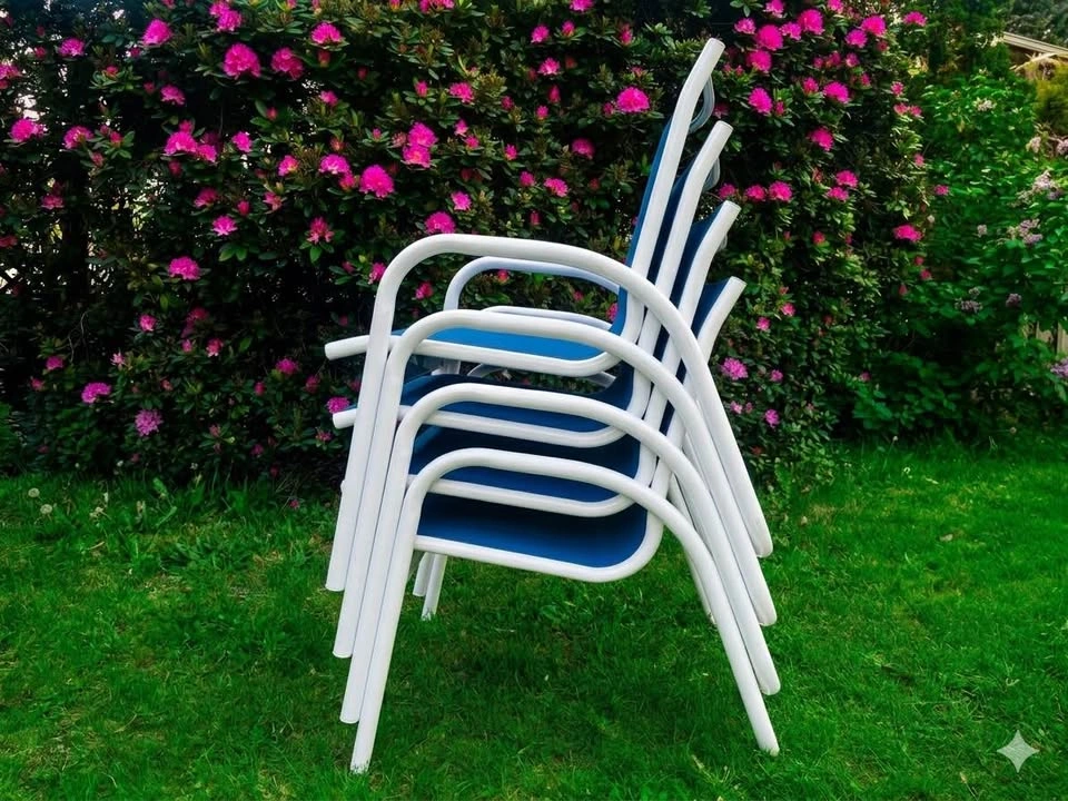 Set of 4 Telescope Casual Sling Patio Chairs - photo 4