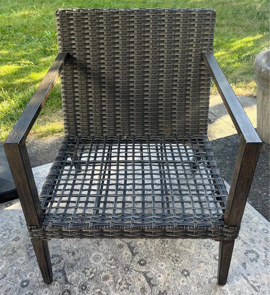 2x CANVAS Outdoor Patio Armchairs - Great Condition - photo 5