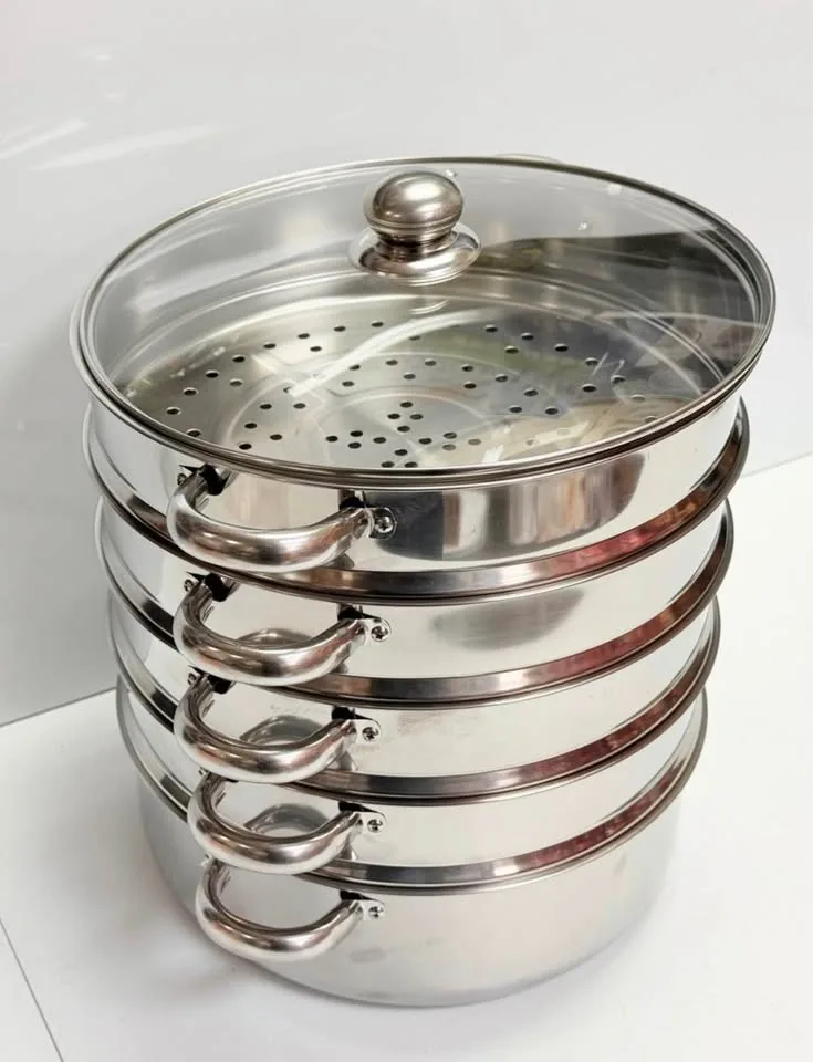 Premium 5-Layer Stainless Steel Steamer Pot Set - photo 3