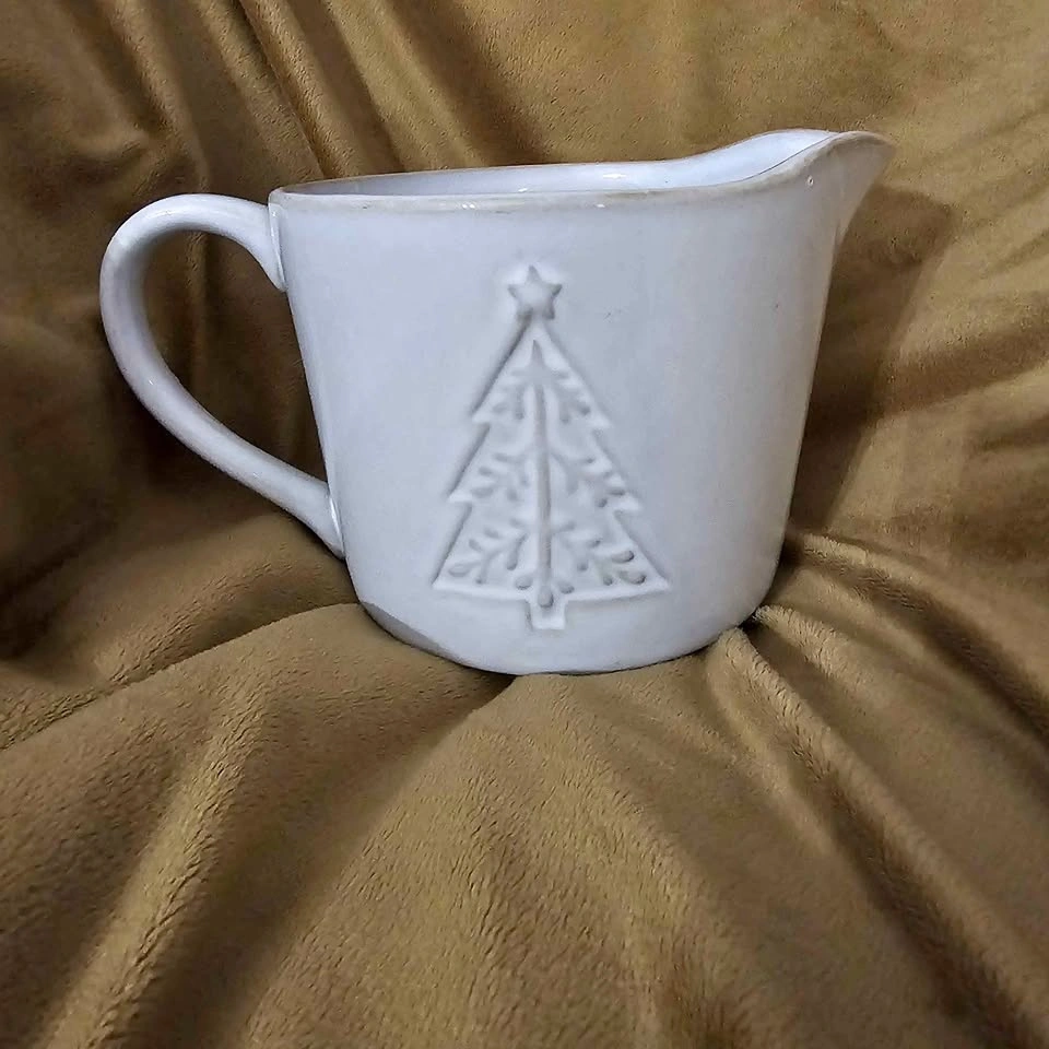 White Ceramic Batter Bowl/Mixing Pour Bowl