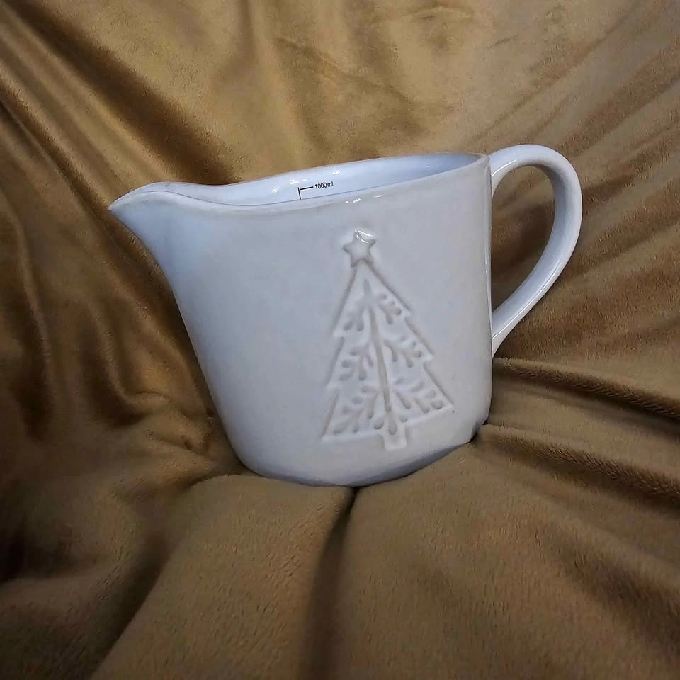 White Ceramic Batter Bowl/Mixing Pour Bowl - photo 3