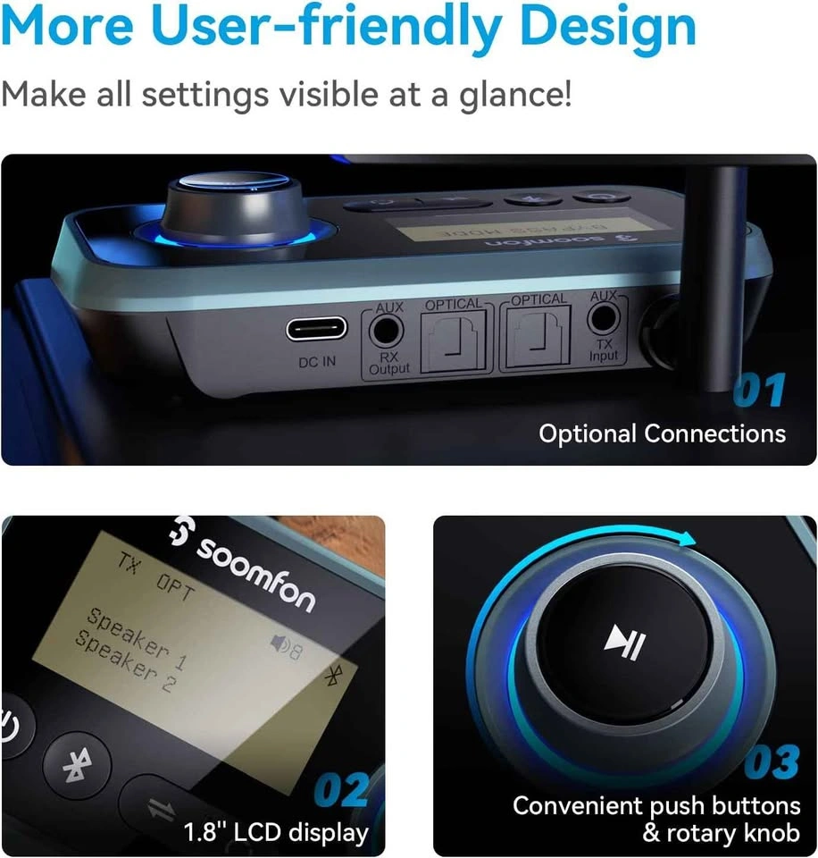 soomfon Bluetooth Adapter Transmitter Receiver - photo 2