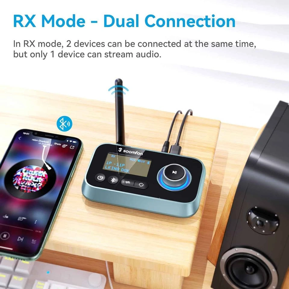 soomfon Bluetooth Adapter Transmitter Receiver - photo 4