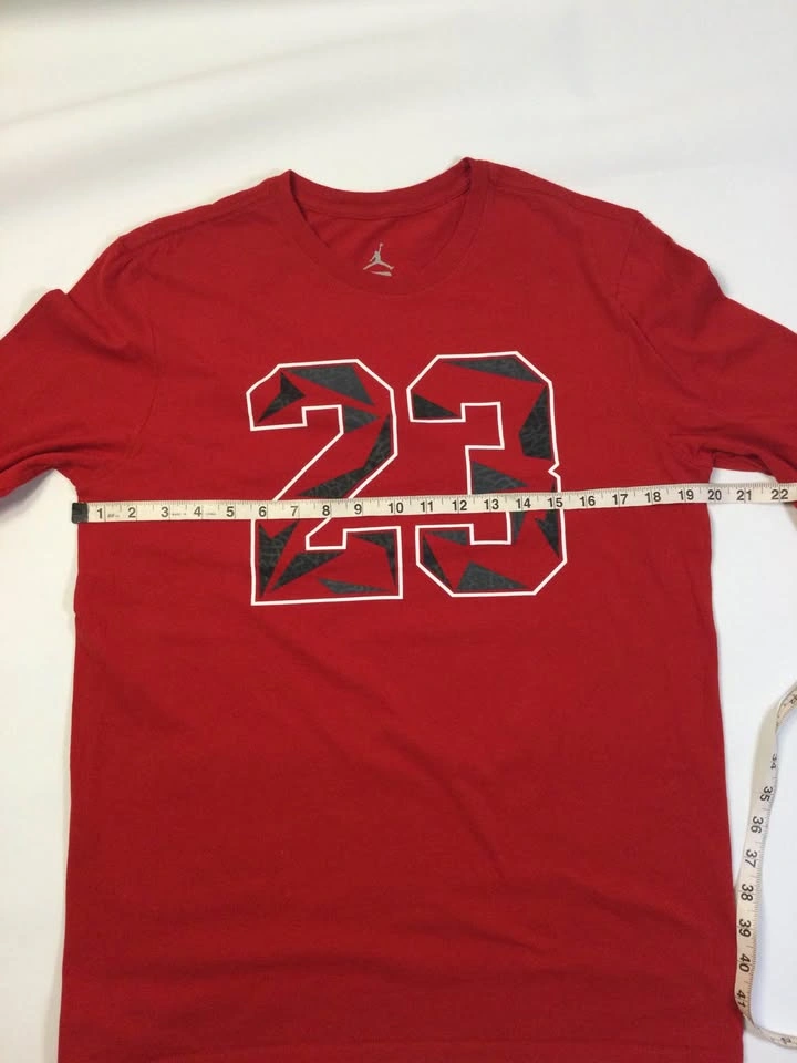 Jordan Red Long Sleeve Shirt Size M with 23 Graphic - photo 2