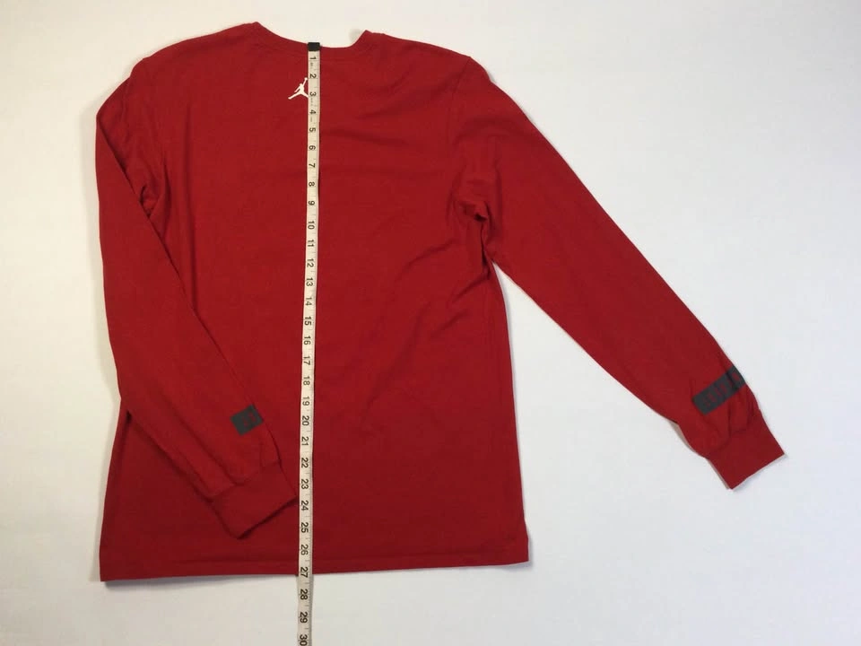 Jordan Red Long Sleeve Shirt Size M with 23 Graphic - photo 3