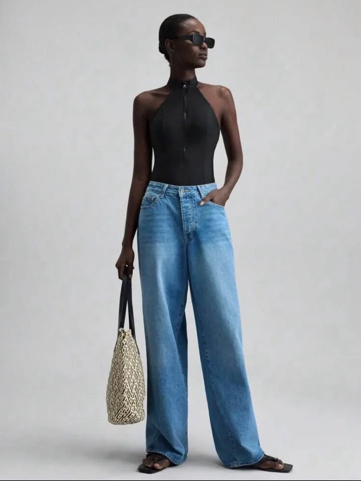 Black Swimsuit New Ladies XL image indicator(3)