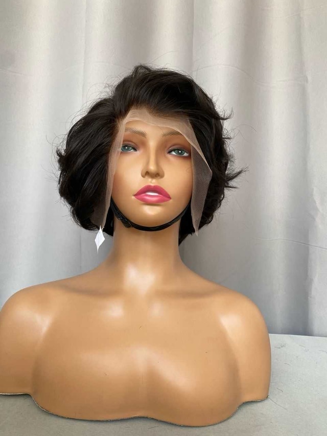 10" Pixie Cut Lace Frontal Human Hair Wig