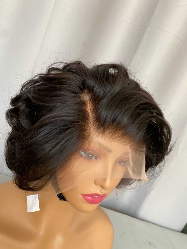 10" Pixie Cut Lace Frontal Human Hair Wig - photo 2