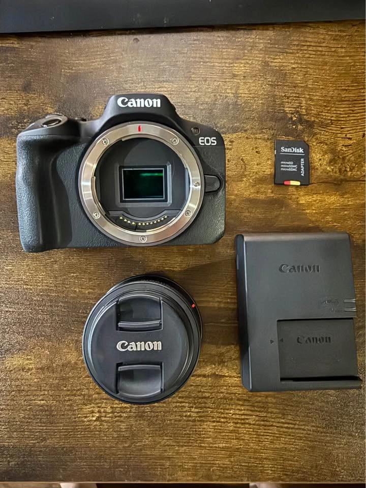 Canon EOS R50 Mirrorless Camera w/ 18-45mm Lens (Black) - photo 2