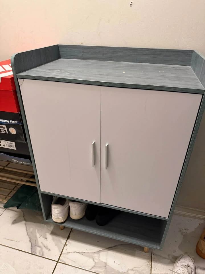 Wooden Shoe Stand with Storage - photo 3