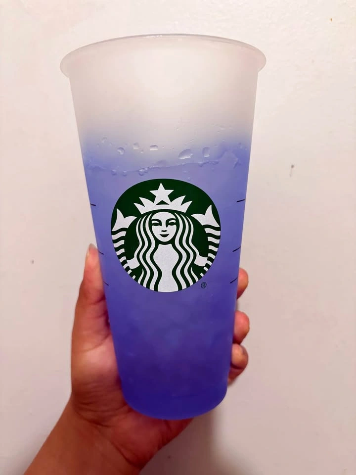 Starbucks Frosted Color-Changing Cold Cup - 24oz