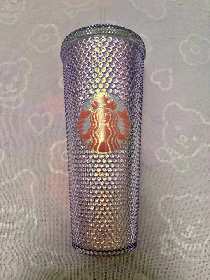Starbucks Iridescent Purple Studded Tumbler