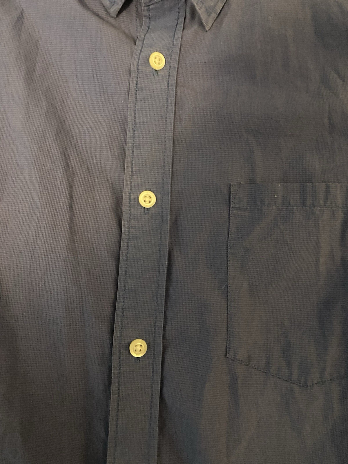 Banana Republic Men's XL Slim Fit Cotton Button-Up Shirt Blue - photo 4
