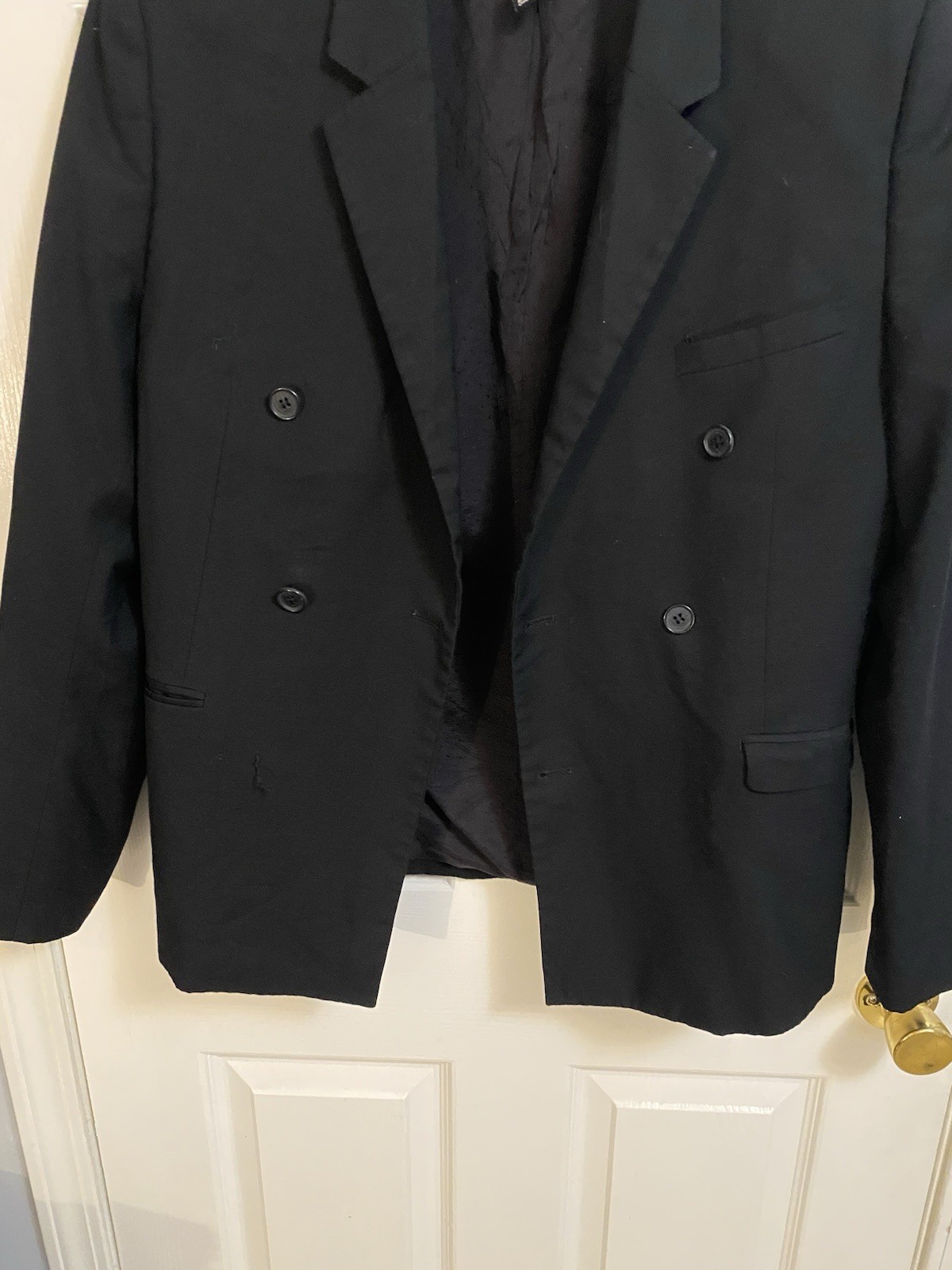 H&M Black Double-Breasted Blazer Men's 38R - photo 3