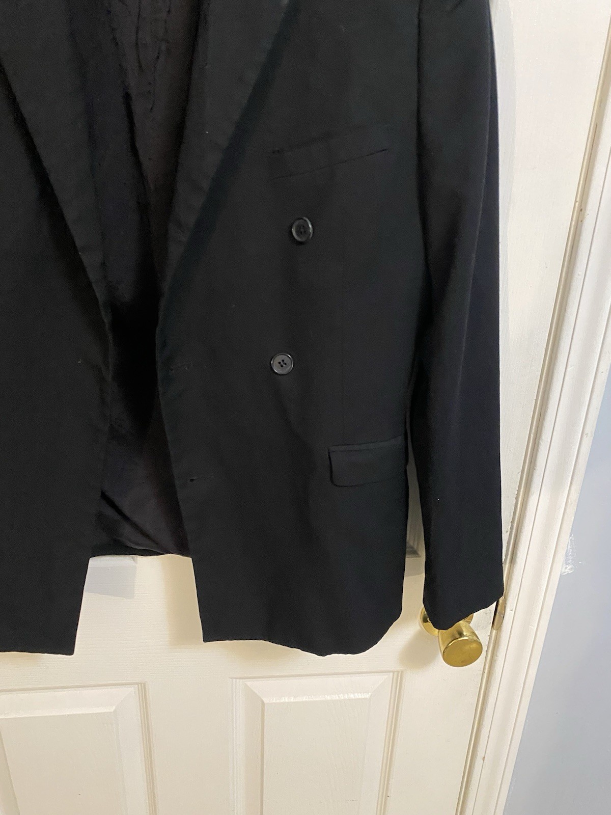 H&M Black Double-Breasted Blazer Men's 38R - photo 5