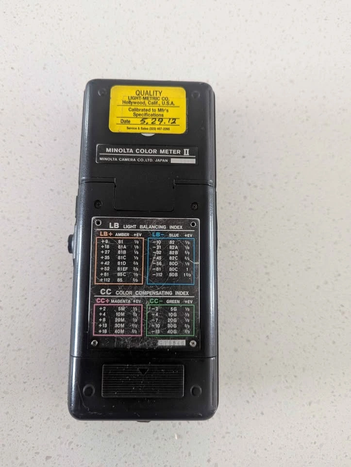 Minolta Color Meter II - photo 4