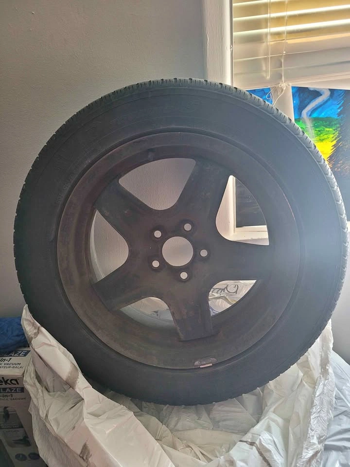 4 - 225 55 R17 All Season Tires (Avid Touring) on Rims