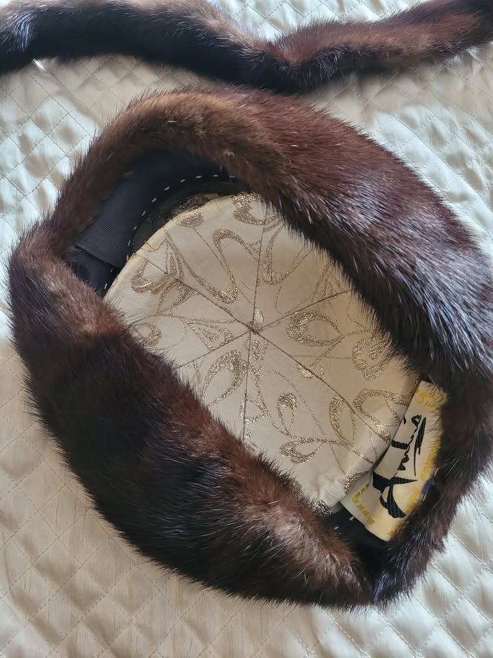 Vintage mink hat - photo 2