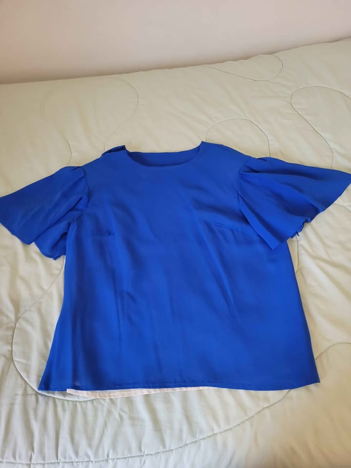 Royal blue silk dress size xs - photo 5