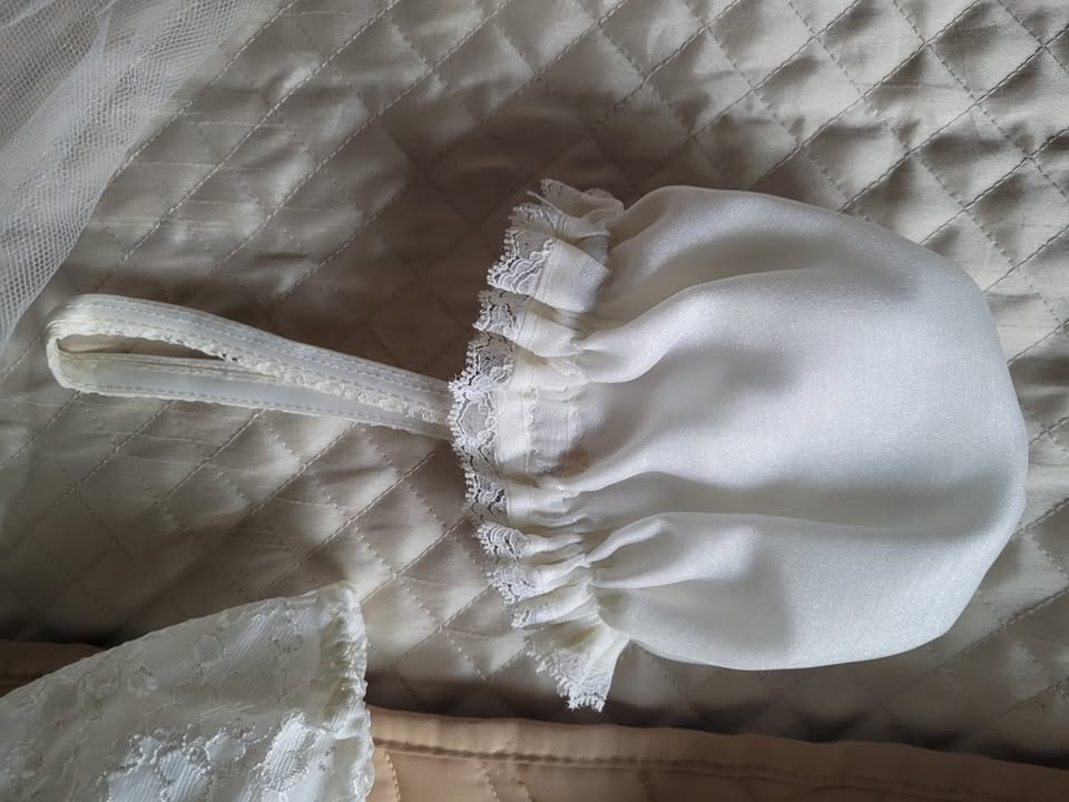 Custom white lace dress for little girl (7 yo) - photo 4