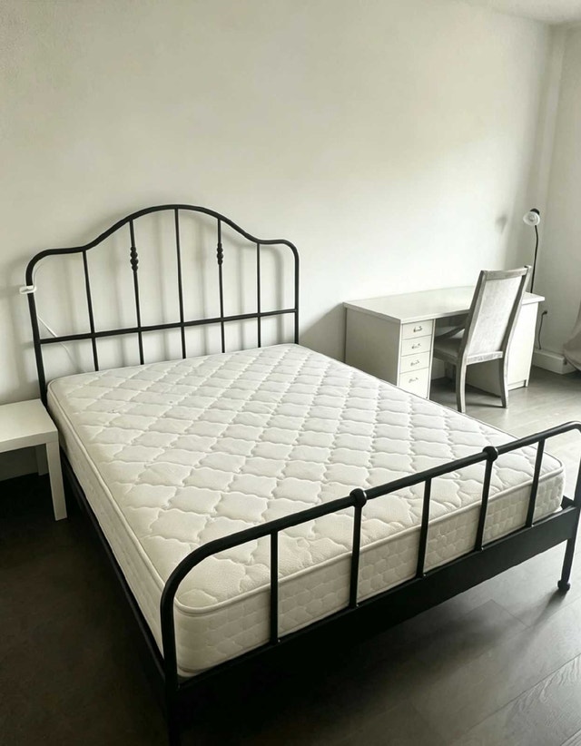 IKEA Queen Beds with Mattresses (2 Available)