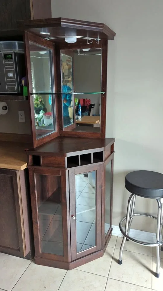 Corner Bar Cabinet