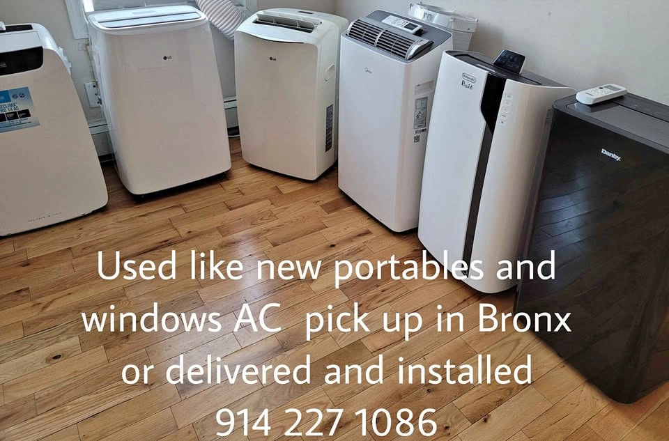 Used like new portable and windows AC pick up or delivered and i