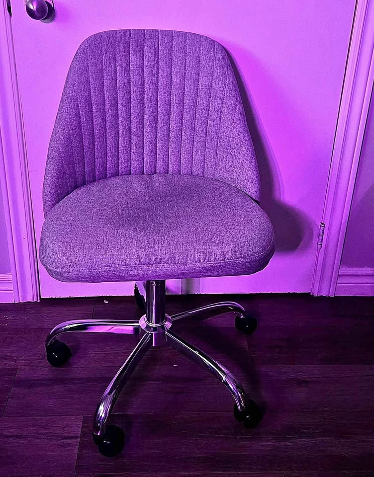 Modern Grey Swivel Task Chair