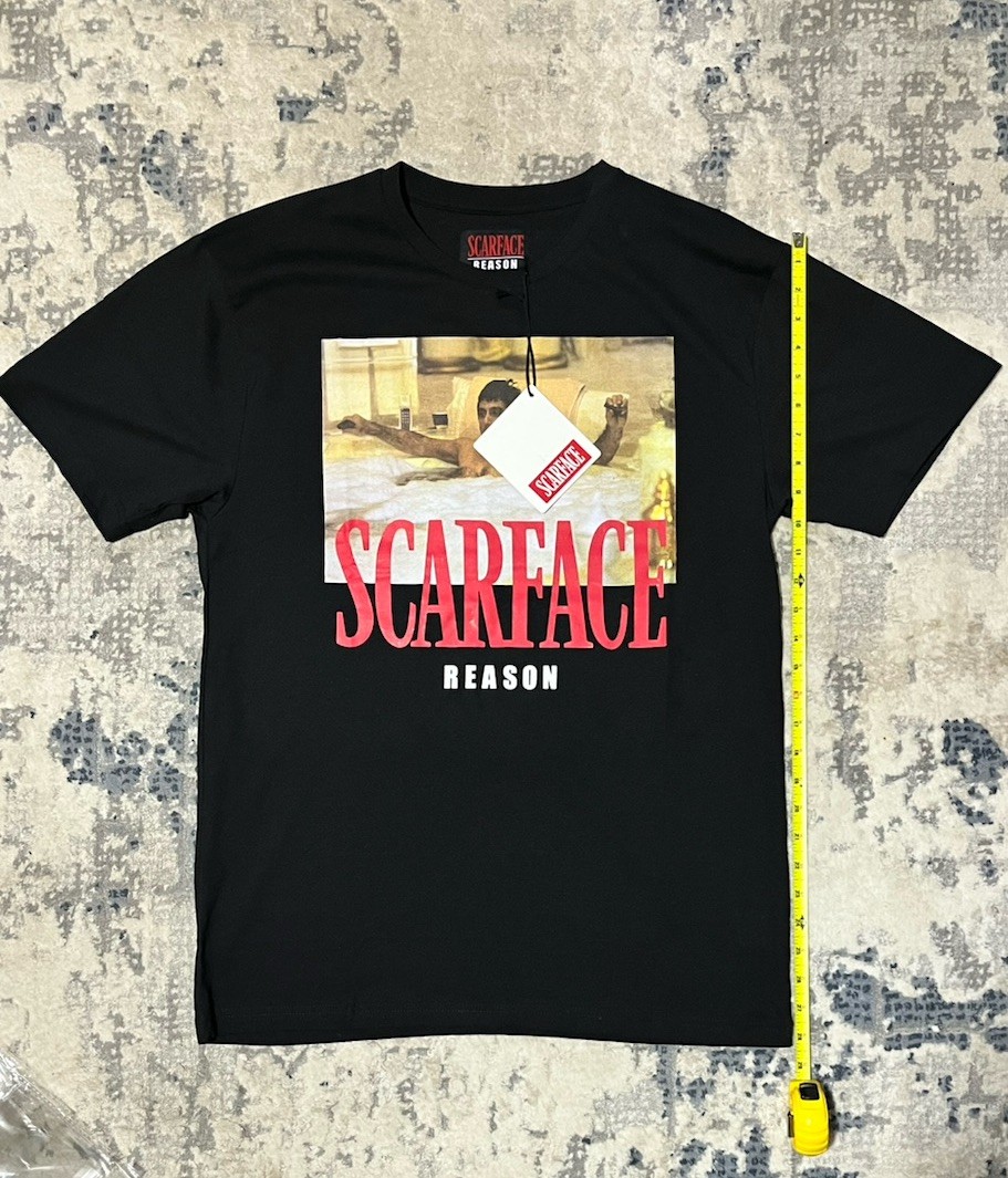 Reason Scarface Graphic Print Tee Black Men's L - photo 4