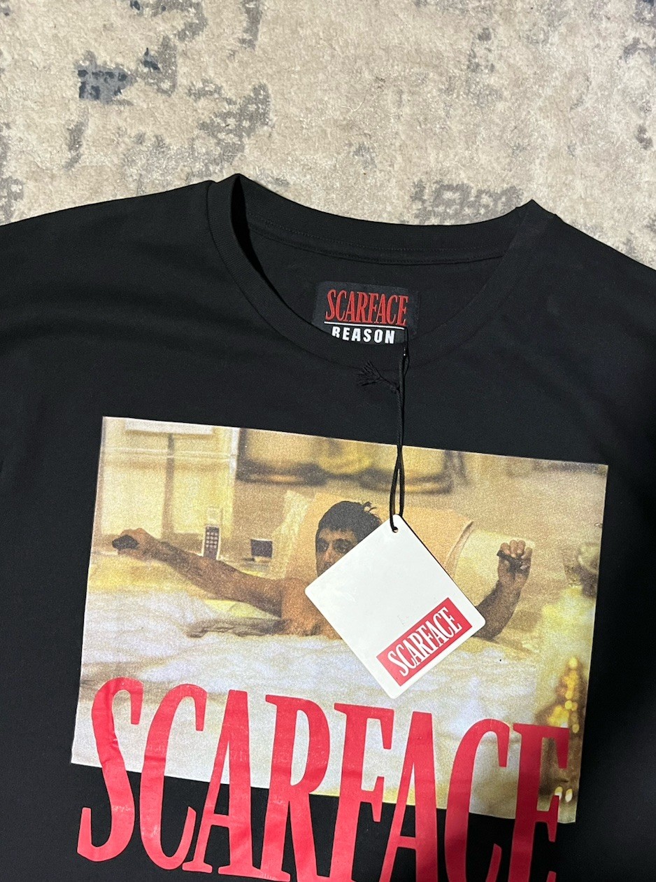 Reason Scarface Graphic Print Tee Black Men's L - photo 5