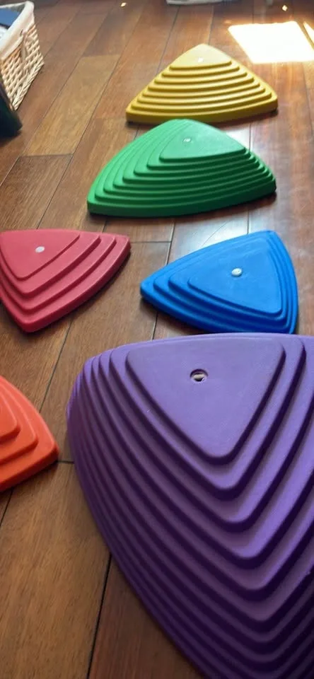 Kids Colorful Stepping Stones Balance Rocks Set - photo 2